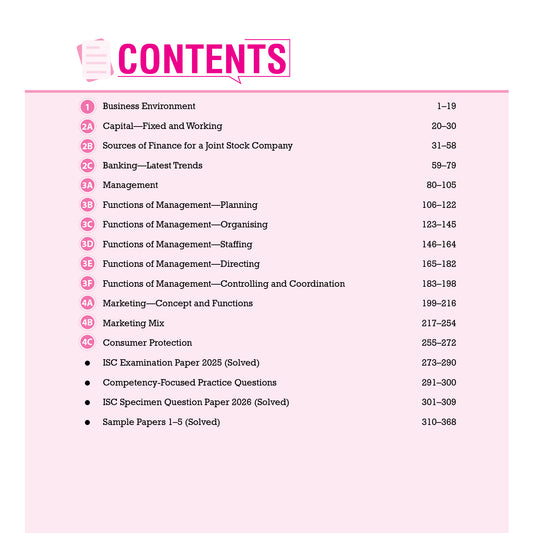 Vatsal ISC Commerce Handbook Class 12th for Board Exam 2026 - Nageen Prakashan