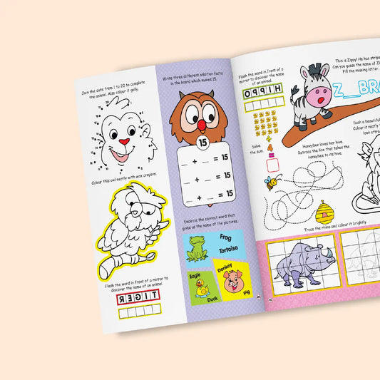 500 Activities to Keep You Busy combo of Amazing Animals, Boy's World, Prehistoric Animals - Nageen Prakashan