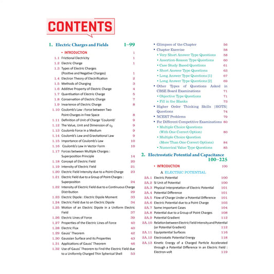 Nootan CBSE Board Physics Text Book For Class 12th - Academic Year 2025-26 By Kumar-Mittal - Nageen Prakashan