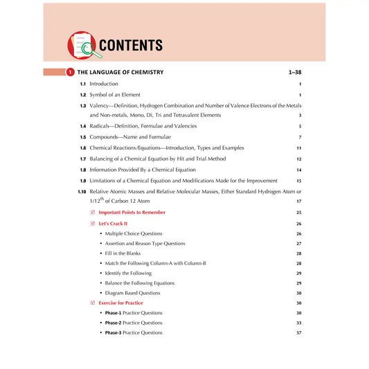Nootan ICSE Board Chemistry Text Book in English For Class 9th - Academic Year 2025-26 By Dr. P. Bahadur - Nageen Prakashan