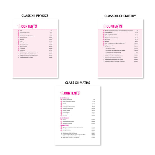 Vatsal ISC Handbooks Physics, Chemistry and Mathematics Class 12th For Board Exam 2026 (Set of 3 Combos Handbook PCM) - Nageen Prakashan