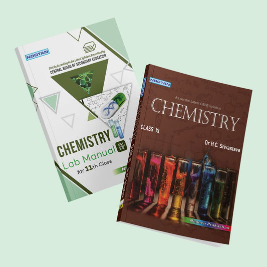 Nootan CBSE Chemistry Combo Book Set (Text Book & Lab Manual) For Class 11th TextBook Written by Dr. H.C. Srivastava - Academic Year 2025-2026 By Nageen Prakashan