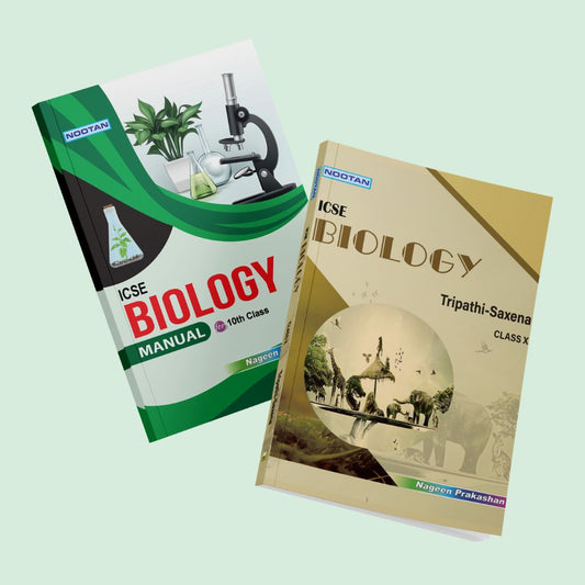 Nootan ICSE Biology Combo Set (Text Book & Lab Manual) For Class-10 Academic Year 2025-2026 - Nageen Prakashan