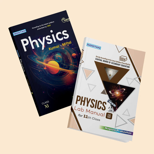 Nootan CBSE Class 11th Physics Text Book and Lab Manual (Set of 2 Books) For 2025-2026 Board Exam By Nageen Prakashan