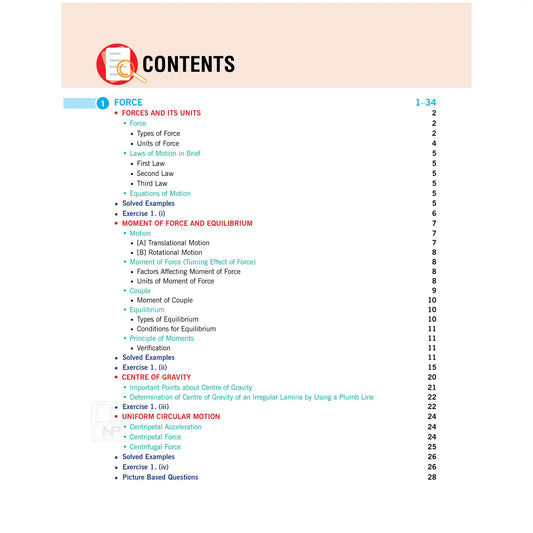 Nootan ICSE Board Physics Text Book in English For Class 10th (X) - Academic Year 2025-26 By S.C.Yadav - Nageen Prakashan