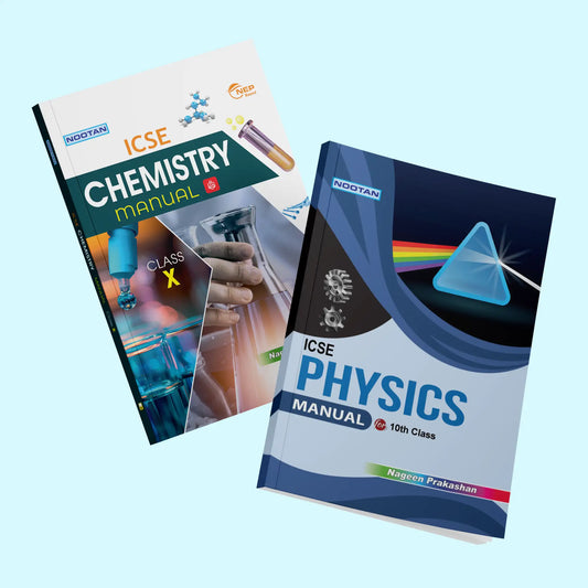 Nootan ICSE Lab Manual Combo Set Of Physics & Chemistry For Class-10 Academic Year 2025-2026 - Nageen Prakashan