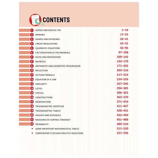 Nootan ICSE Mathematics Text Book for Class 10 -Academic Year 2025-26 By Madhur Gupta - Nageen Prakashan
