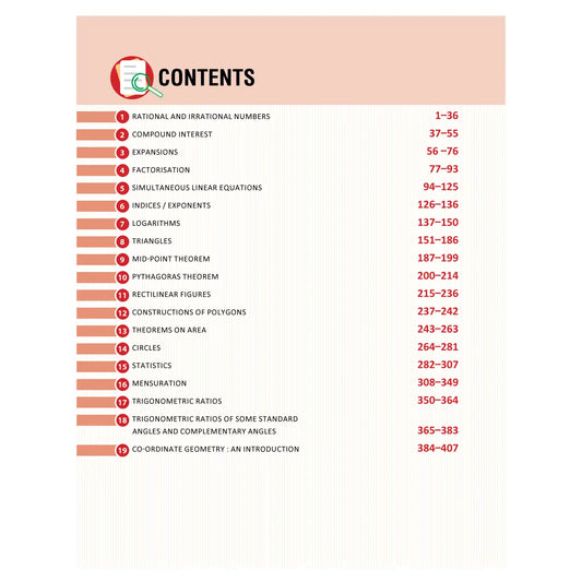 Nootan ICSE Mathematics Text Book for Class 9 -Academic Year 2025-26 By Madhur Gupta - Nageen Prakashan