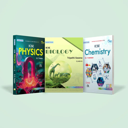 Nootan ICSE Text Book 3 Combo Set Of Physics, Chemistry & Biology For Class-9 Academic Year 2025-2026 - Nageen Prakashan