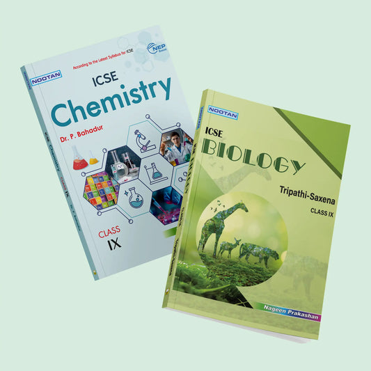 Nootan ICSE Text Book Combo Set Of Chemistry & Biology For Class-9 Academic Year 2025-2026 - Nageen Prakashan