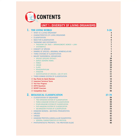 Nootan ISC Board Biology Text Book For Class 11th - Academic Year 2025-26 By Dr. H.C. Srivastava - Nageen Prakashan