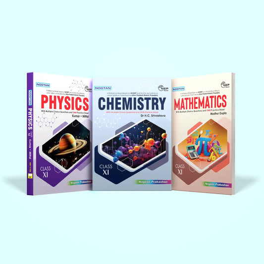 Nootan UP Board Class 11th Textbooks Set of Physics, Chemistry and Mathematics (Set of 3 Books) for 2026-2027 Board Exam by Nageen Prakashan