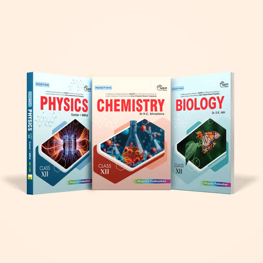 Nootan UP Board Class 12th Book Sets of Physics, Chemistry and Biology (Set of 3 Books) for 2025-2026 Board Exam by Nageen Prakashan