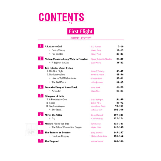 Nootan UP Board English Text Book For Class 10th - Academic Year 2025-26 By Ajeet Pratap Singh - Nageen Prakashan