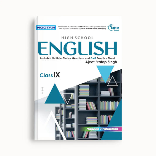 Nootan UP Board English Textbook For Class 9th - Academic Year 2026-27 By Ajeet Pratap Singh - Nageen Prakashan