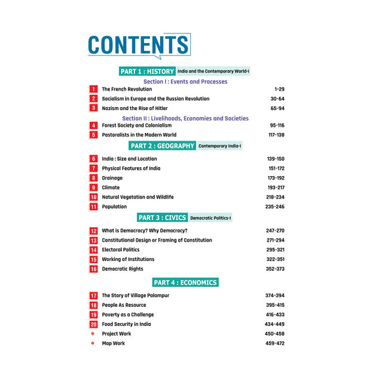 Nootan UP Board Social Science Text BookFor Class 9th - Academic Year 2025-26 By Madhur Gupta - Nageen Prakashan