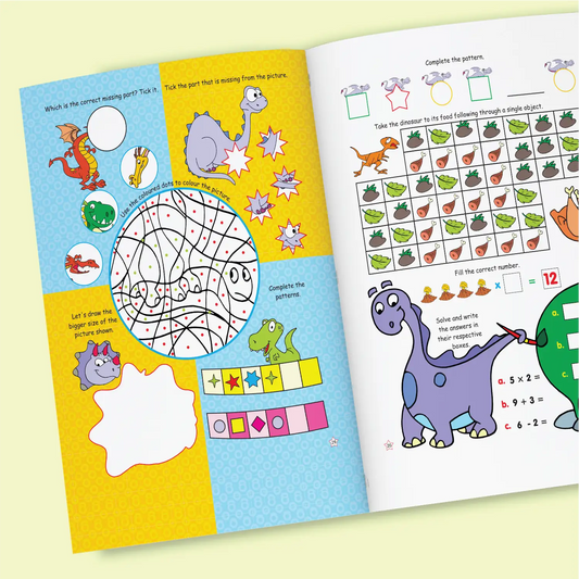 Vibrant and Engaging Children’s Activity Book Featuring 500 Educational Tasks That Nurture Cognitive Skills, Artistic Talent, and Logical Thinking
