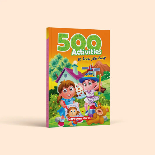 Vibrant and Engaging Children’s Activity Book Featuring 500 Educational Tasks That Nurture Cognitive Skills, Artistic Talent, and Logical Thinking