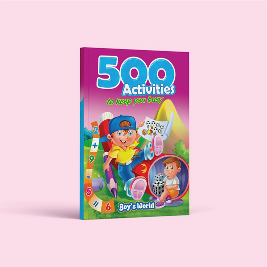 Vibrant and Engaging Children’s Activity Book Featuring 500 Educational Tasks That Nurture Cognitive Skills, Artistic Talent, and Logical Thinking