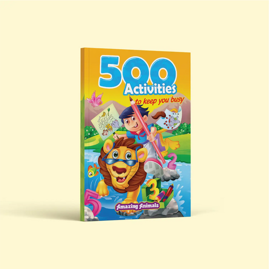 Vibrant and Engaging Children’s Activity Book Featuring 500 Educational Tasks That Nurture Cognitive Skills, Artistic Talent, and Logical Thinking