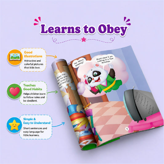 Good Values for Kids – 3 Books Combo Set | Moral Story Books for Children | Learn Respect, Obedience & Helpfulness | Early Learning Books (Ages 3–8)
