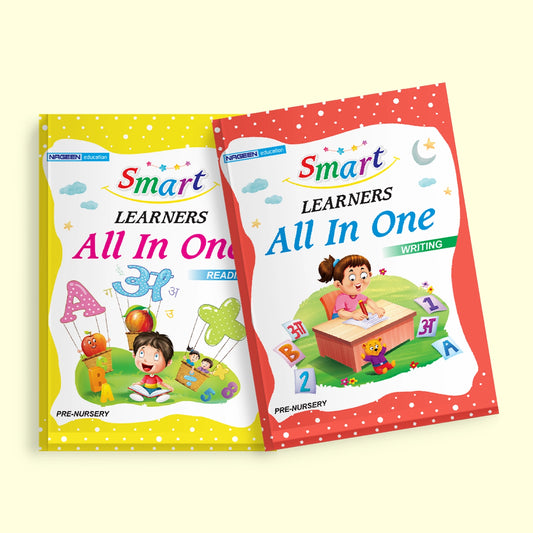 Smart Learners All-in-One Pre-Nursery Books Combo | Reading & Writing Practice Books for Kids | Early Learning, Alphabet, Numbers & Activities (Ages 2–4)