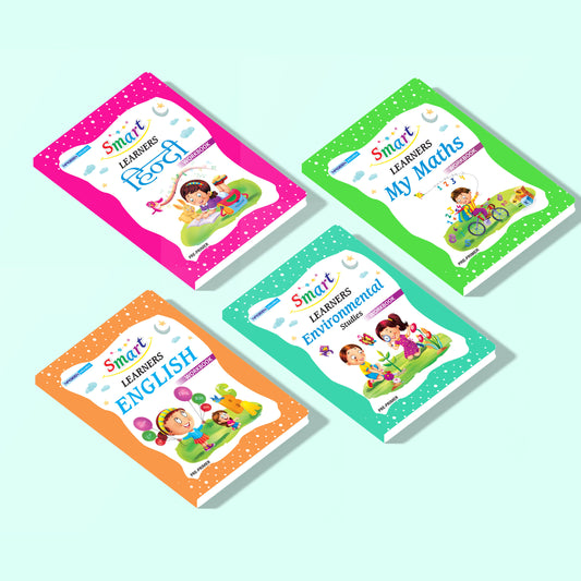 Smart Learners Work book Combo (English, Hindi & Math) - Nursery - NAGEEN EDUCATION