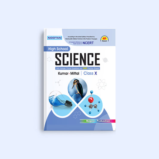 Nootan UP Board Science Text Book For Class 10th - Academic Year 2024-25 By Kumar-Mittal - Nageen Prakashan