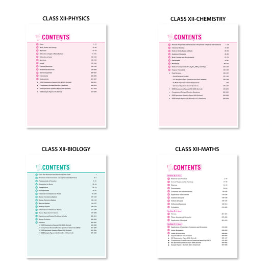 Vatsal ISC Handbooks Physics, Chemistry, Biology  & Mathematics Class 12th For Board Exam 2026  (Set of 4 Combos Handbook PCBM) - Nageen Prakashan