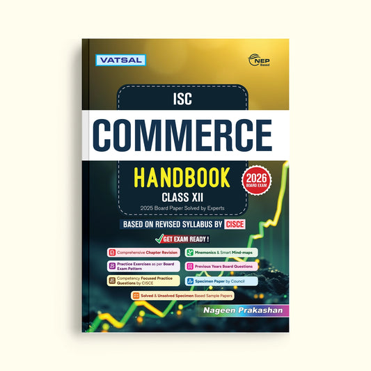 Vatsal ISC Commerce Handbook Class 12th for Board Exam 2026 - Nageen Prakashan
