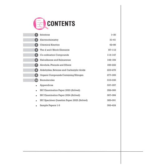 Vatsal ISC Handbook Chemistry Class 12th for Board Exam 2025 -  Nageen Prakashan