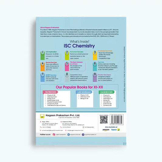 Nootan ISC Board Chemistry Text Book For Class 12th - Academic Year 2025-26 By Dr. H.C. Srivastava - Nageen Prakashan