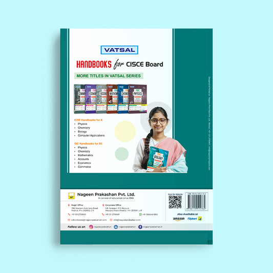 Vatsal ISC Handbook Biology Class 12th for Board Exam 2025 -  Nageen Prakashan