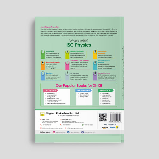 Nootan ISC Board Physics Text Book For Class 12th - Academic Year 2025-26 By Kumar-Mittal - Nageen Prakashan