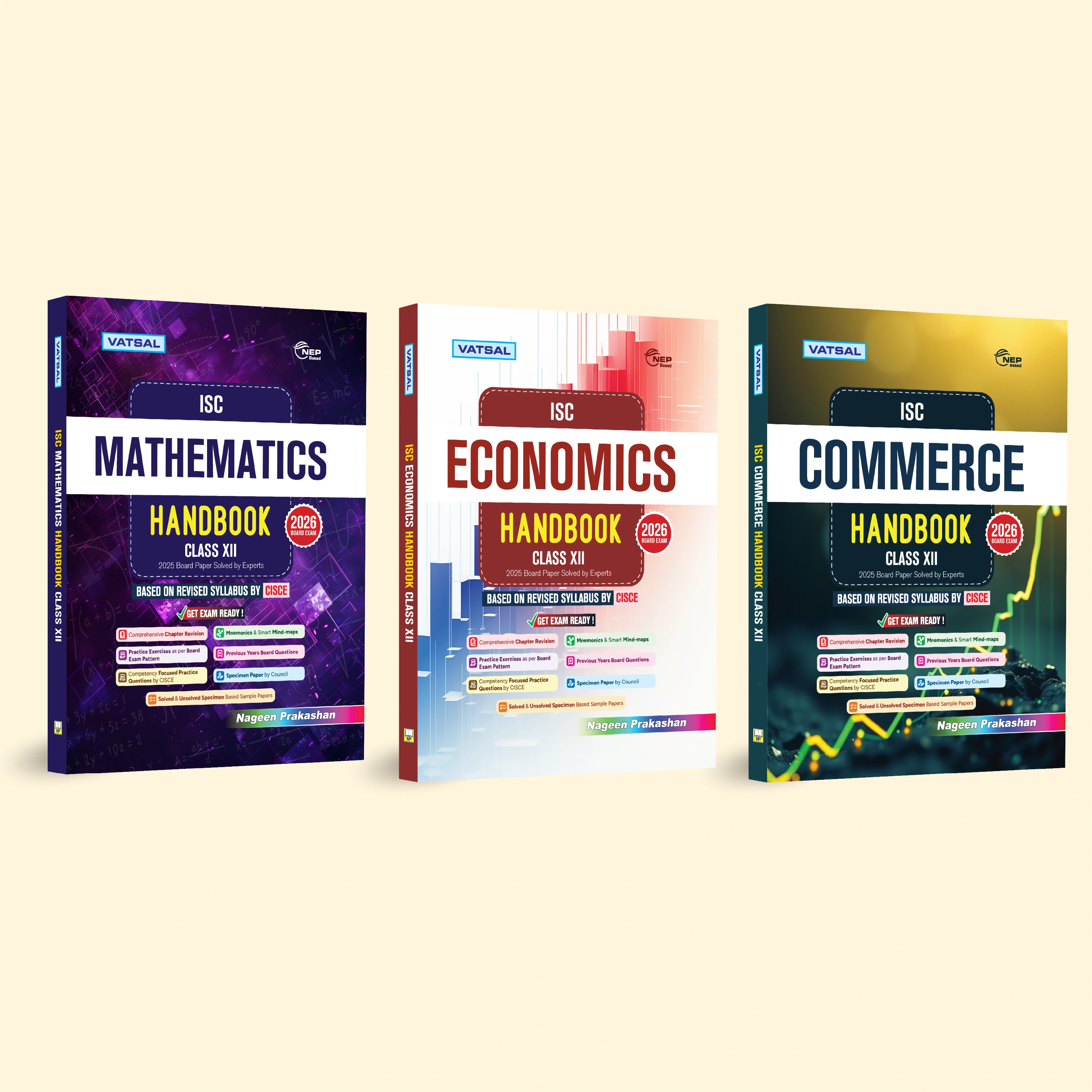Buy Vatsal ISC Handbooks Mathematics, Economics and Commerce Class 12th ...