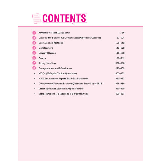 Vatsal ICSE Handbook Computer Application Class 10th for Board Exam 2026 -  Nageen Prakashan