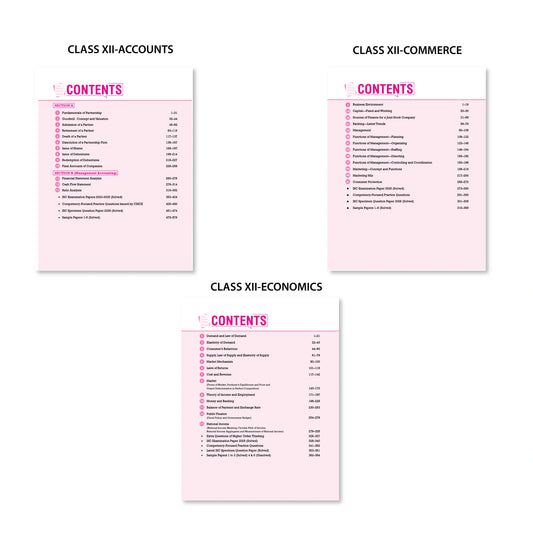 Vatsal ISC Handbooks Accounts, Commerce & Economics Class 12th For Board Exam 2026  (Set of 3 Combos Handbook PCB) - Nageen Prakashan