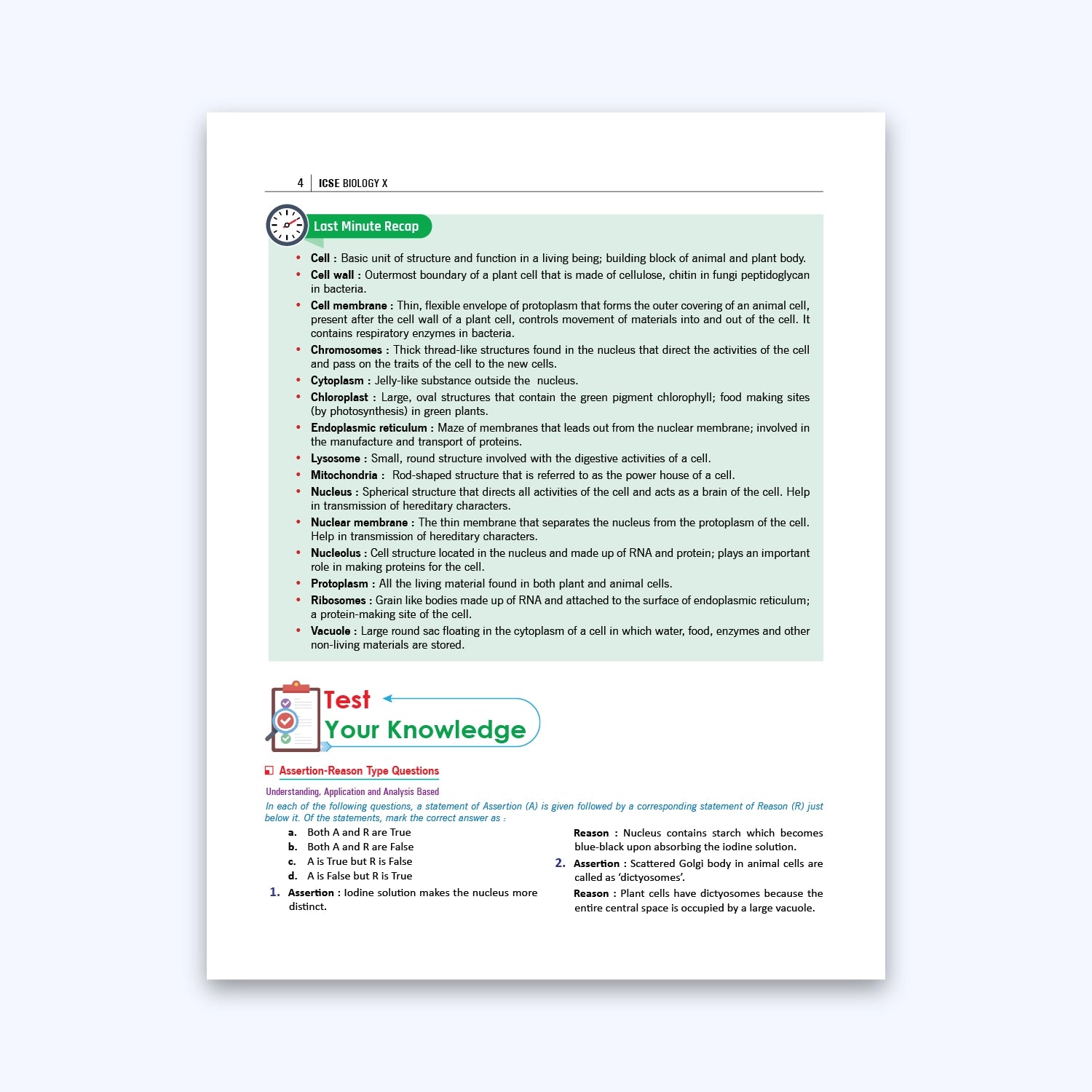 Nootan ICSE Board Biology Text Book For Class 10th - Academic Year 2026-27 By Tripathi-Saxena - Nageen Prakashan