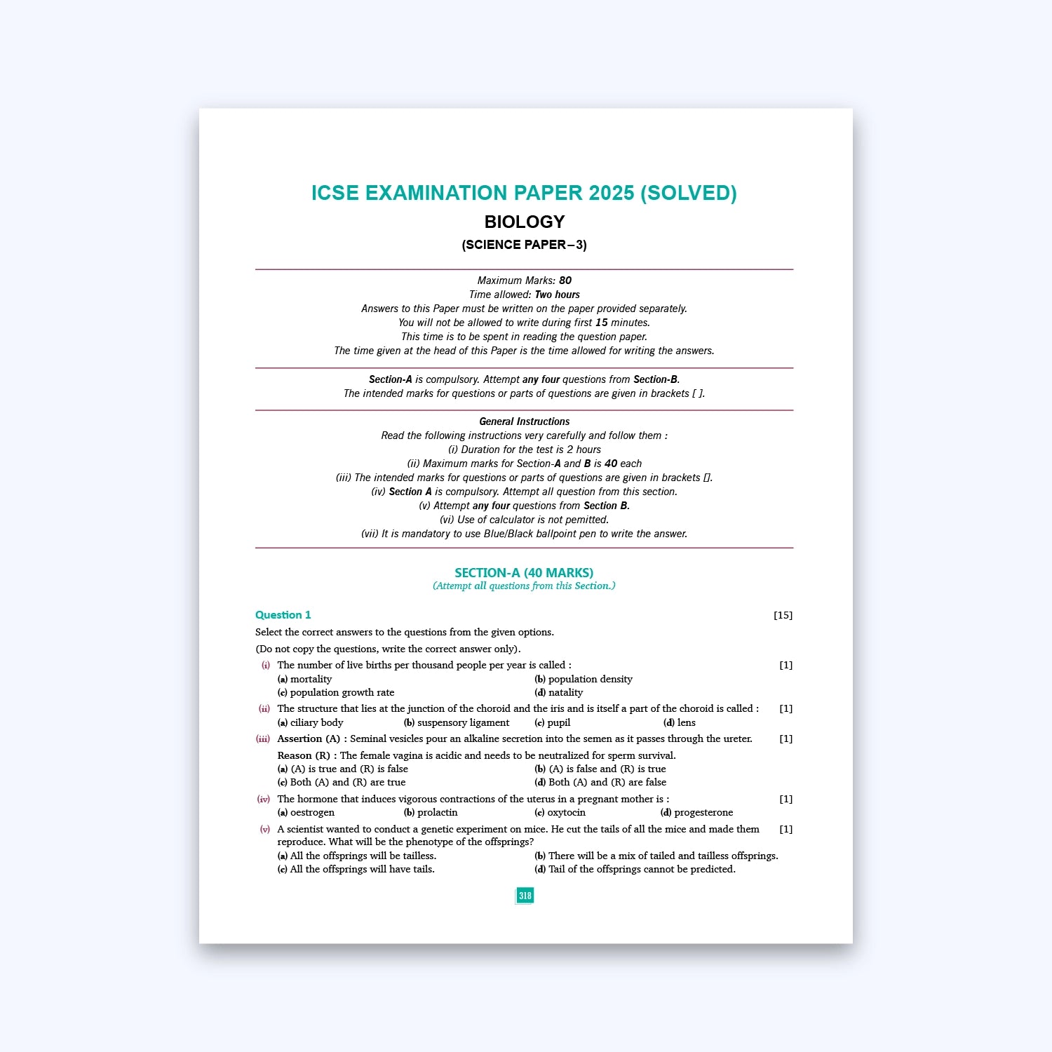 Nootan ICSE Board Biology Text Book For Class 10th - Academic Year 2026-27 By Tripathi-Saxena - Nageen Prakashan