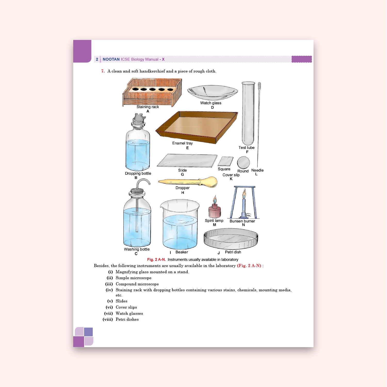 Nootan ICSE Board Biology Lab Manual Book For Class 10th - Academic Year 2026-27 By Dr. D.K. Jain - Nageen Prakashan