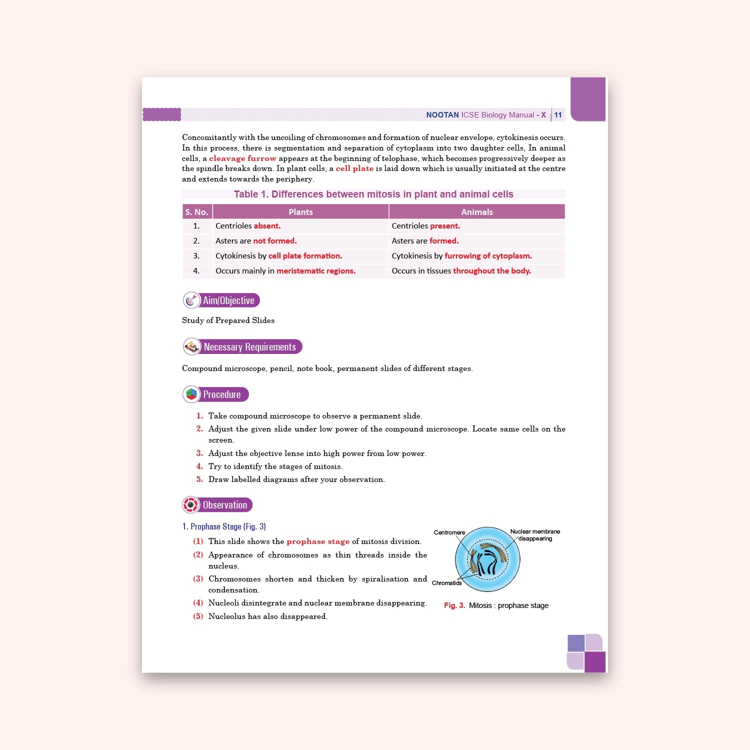 Nootan ICSE Board Biology Lab Manual Book For Class 10th - Academic Year 2026-27 By Dr. D.K. Jain - Nageen Prakashan