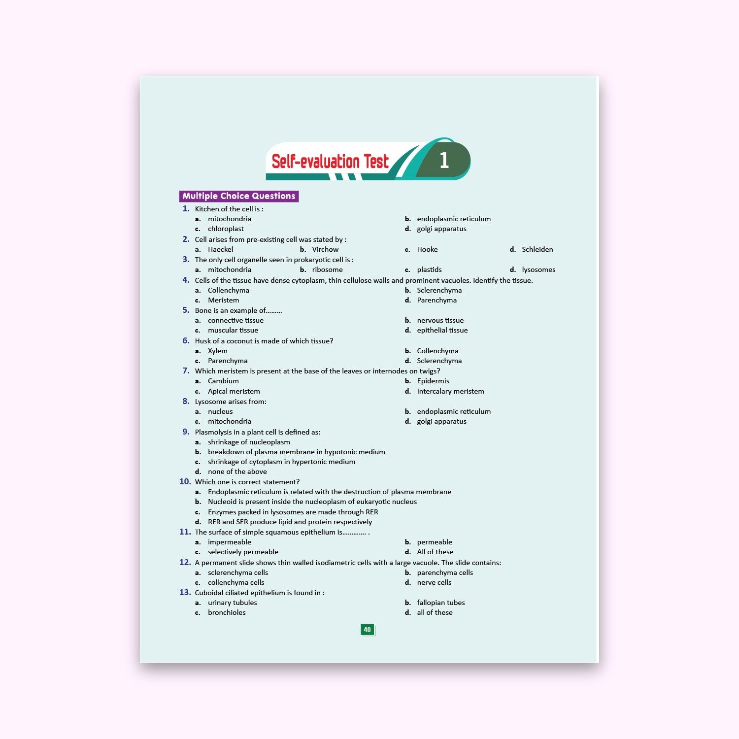 Nootan ICSE Board Biology Text Book in English For Class 9th - Academic Year 2026-27 By Tripathi-Saxena - Nageen Prakashan