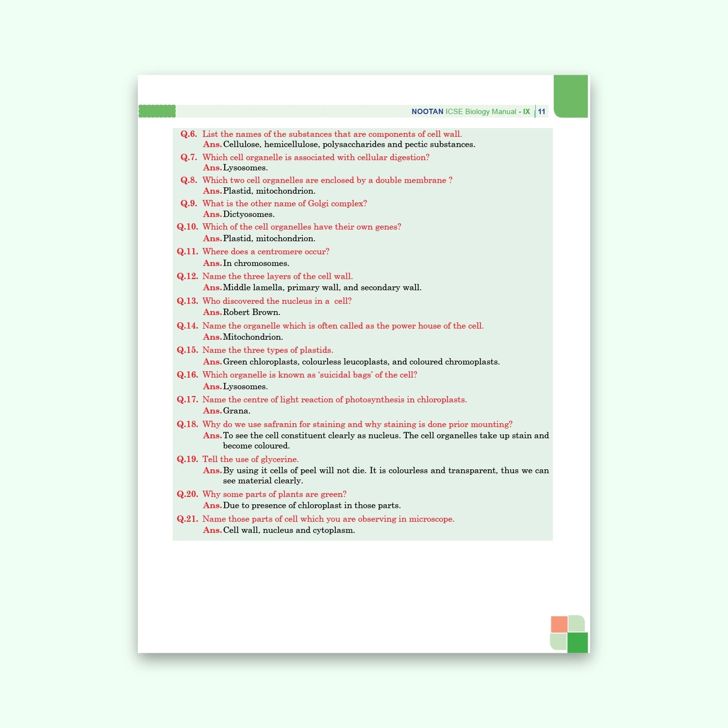 Nootan ICSE Board Biology Lab Manual For Class 9th - Academic Year 2026-27 By Dr. D.K. Jain - Nageen Prakashan