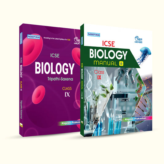 Nootan ICSE Biology Combo Set (Text Book & Lab Manual) For Class-9 Academic Year 2026-27 - Nageen Prakashan