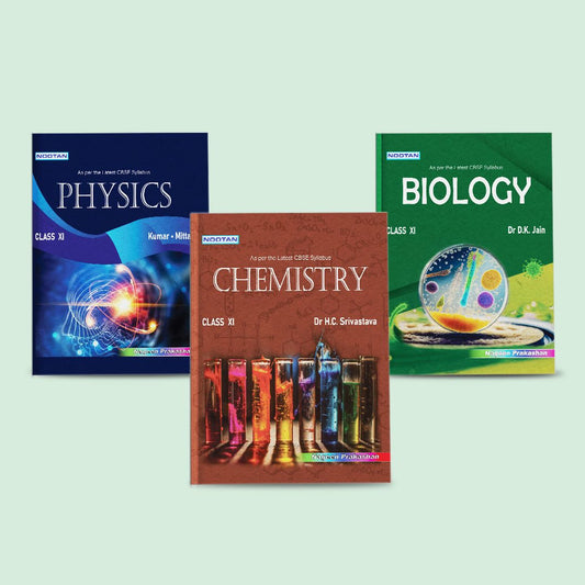 Nootan CBSE Class 11th Book Sets of Physics, Chemistry and Biology (Set of 3 Books) For 2024-2025 Board Exam By Nageen Prakashan