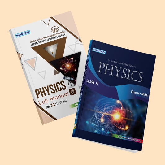 Nootan CBSE Class 11th Physics Text Book and Lab Manual (Set of 2 Books) For 2024-2025 Board Exam By Nageen Prakashan