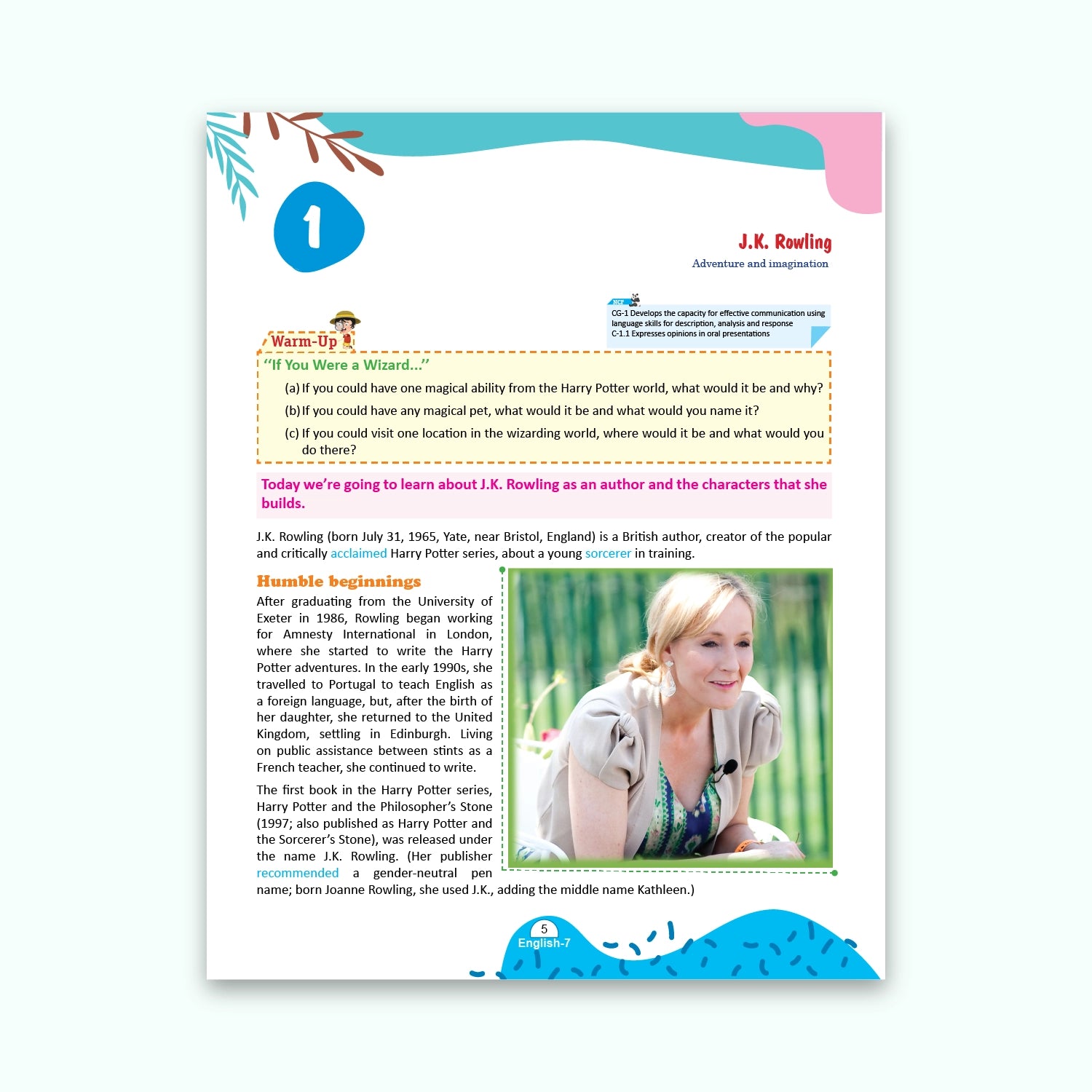 CBSE Board Rising English Reader Class 7 Textbook – Simmi Gurwara | Academic Year: 2026-27 | Nageen Prakashan