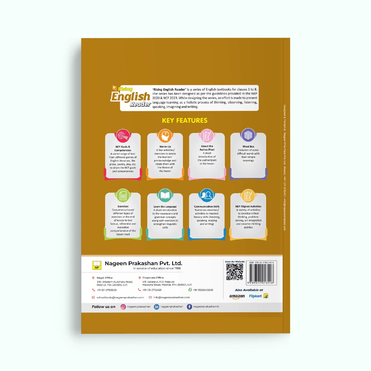 CBSE Board Rising English Reader Class 7 Textbook – Simmi Gurwara | Academic Year: 2026-27 | Nageen Prakashan