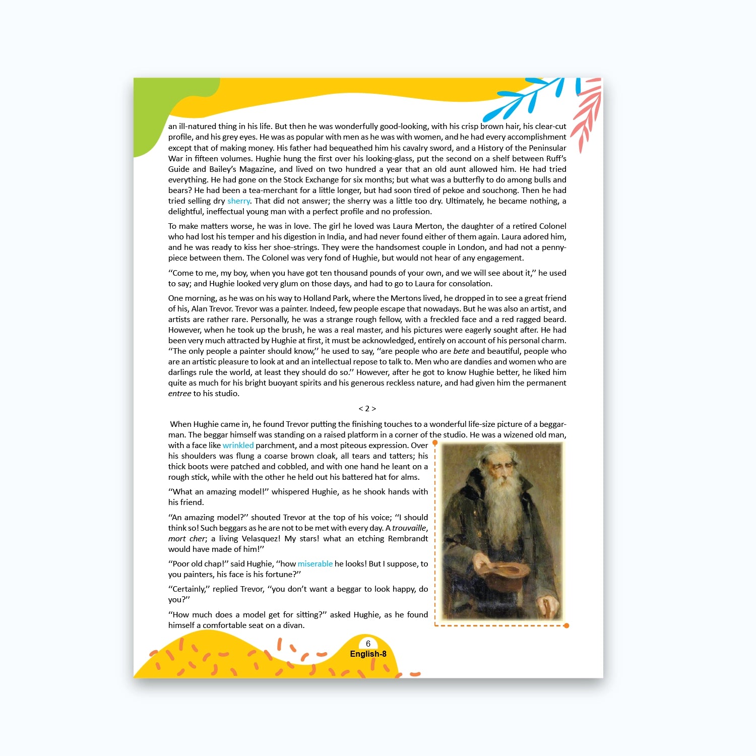 CBSE Board Rising English Reader Class 8 Textbook – Simmi Gurwara | Academic Year: 2026-27 | Nageen Prakashan