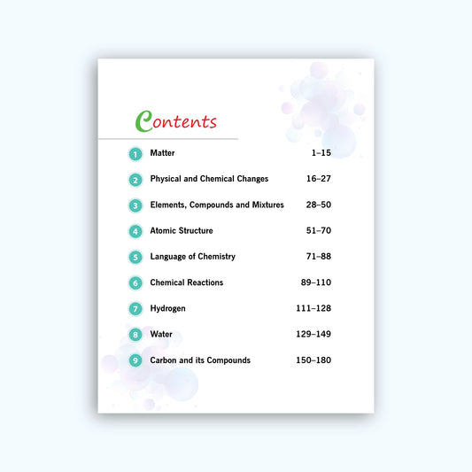 Nootan ICSE Board Chemistry Textbook For Class 8th Academic Year 2025-26